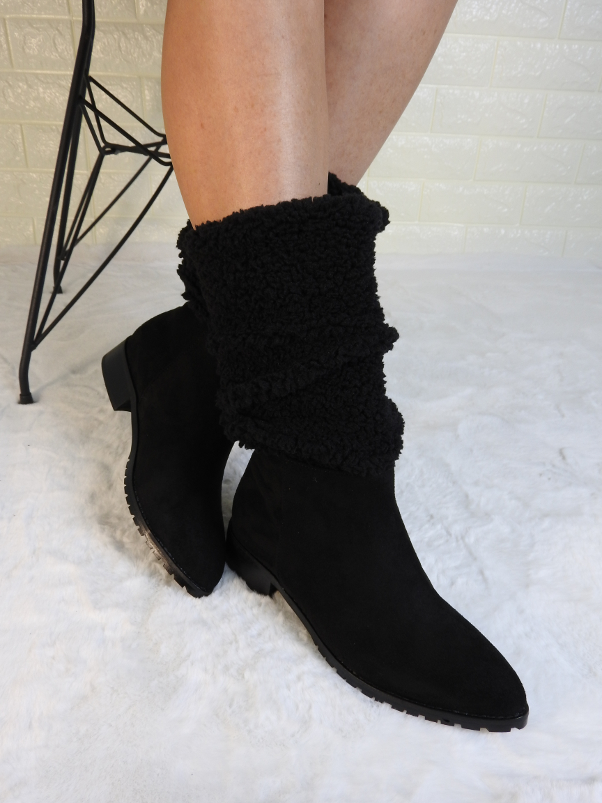 PELUŞ KADIN SİYAT SÜET BOT