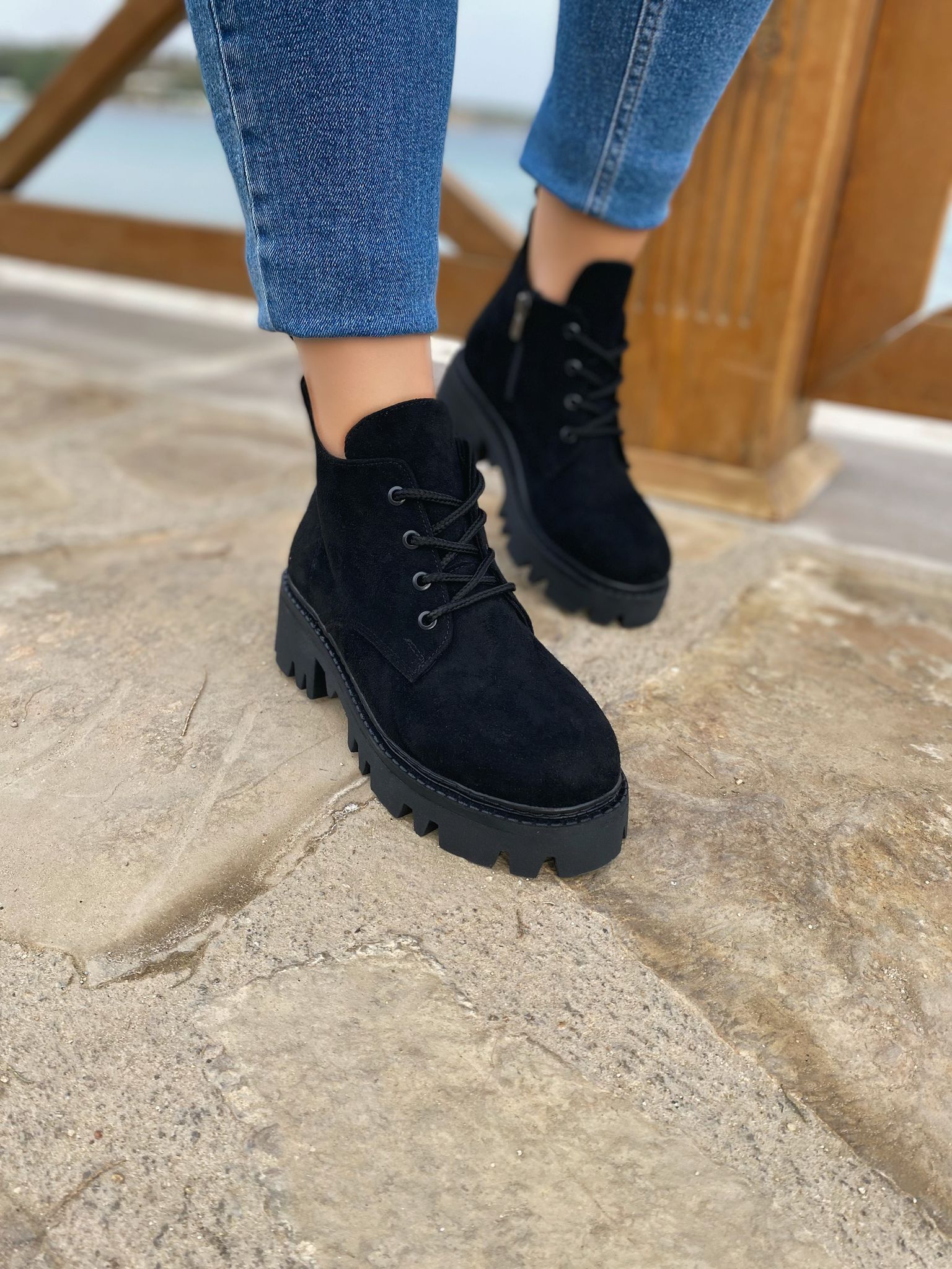 Kışlık Süet Kadın Bot